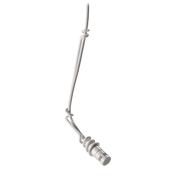 U853RW MINIATURE CARDIOID CONDENSER HANGING MIC, 120° ACCEPTANCE ANGLE, 25.0'(7.6M) CABLE TERMINATED W/TA3F